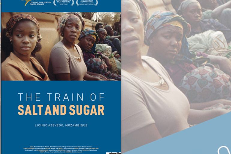 ملصق فيلم قطار الملح والسكر البلد موزامبيق
