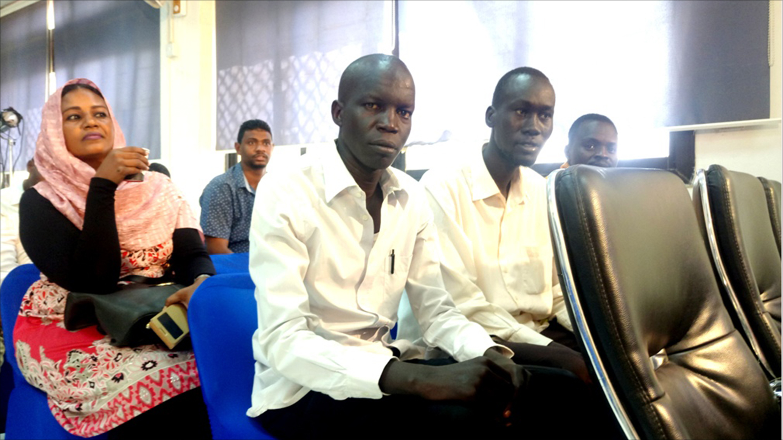 ‪مواطنين من جنوب السودان‬ (الجزيرة نت)