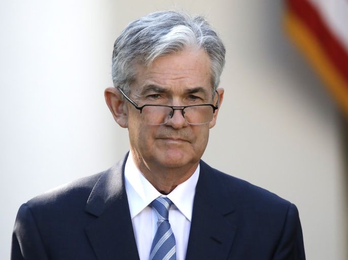 Jerome Powell, U.S. President Donald Trump's nominee to become chairman of the U.S. Federal Reserve at the announcement event in the Rose Garden of the White House in Washington, U.S., November 2, 2017. REUTERS/Carlos Barria