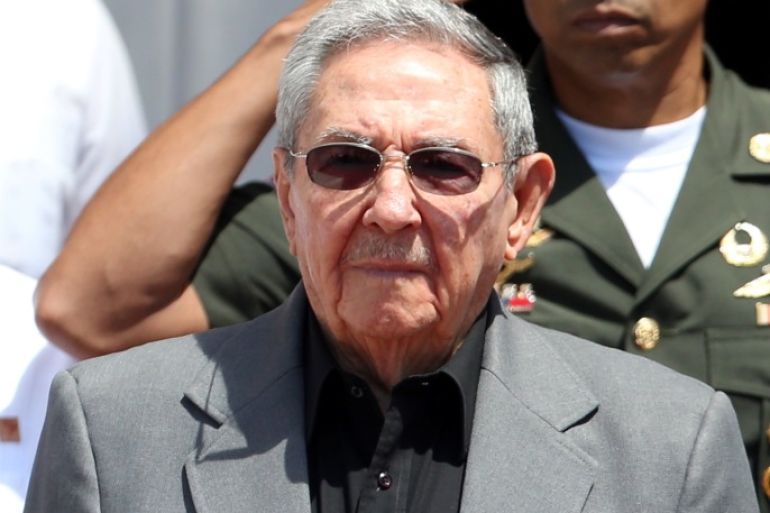 Cuba's President Raul Castro attends an ALBA alliance summit to mark fourth anniversary of the death of Venezuela's late President Hugo Chavez in Caracas, Venezuela, March 5, 2017. REUTERS/Carlos Garcia Rawlins
