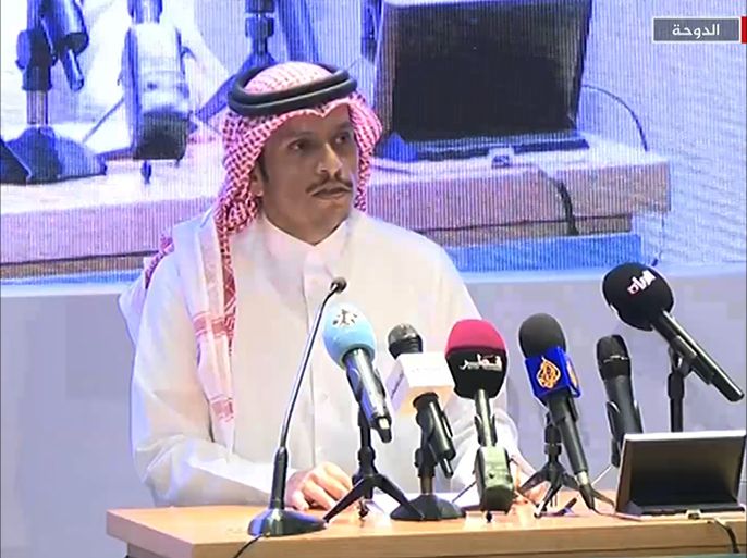 كلمة لوزير الخارجية القطري في منتدى دراسات الخليج والجزيرة العربية في الدوحة