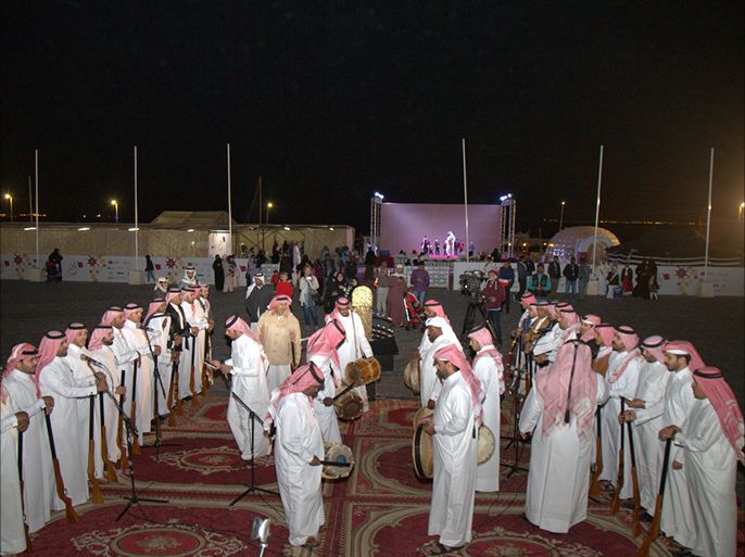 إحدى فعاليات افتتاح احتفالات الحي الثقافي كتارا باليوم الوطني لقطر