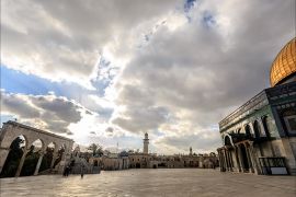 القدس- الجهة الغربية من المسجد الأقصى
