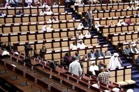 من جلسة البرلمان السوداني ... الجزيرة نت
