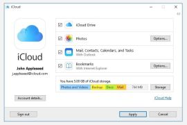 iCloud security update for windows