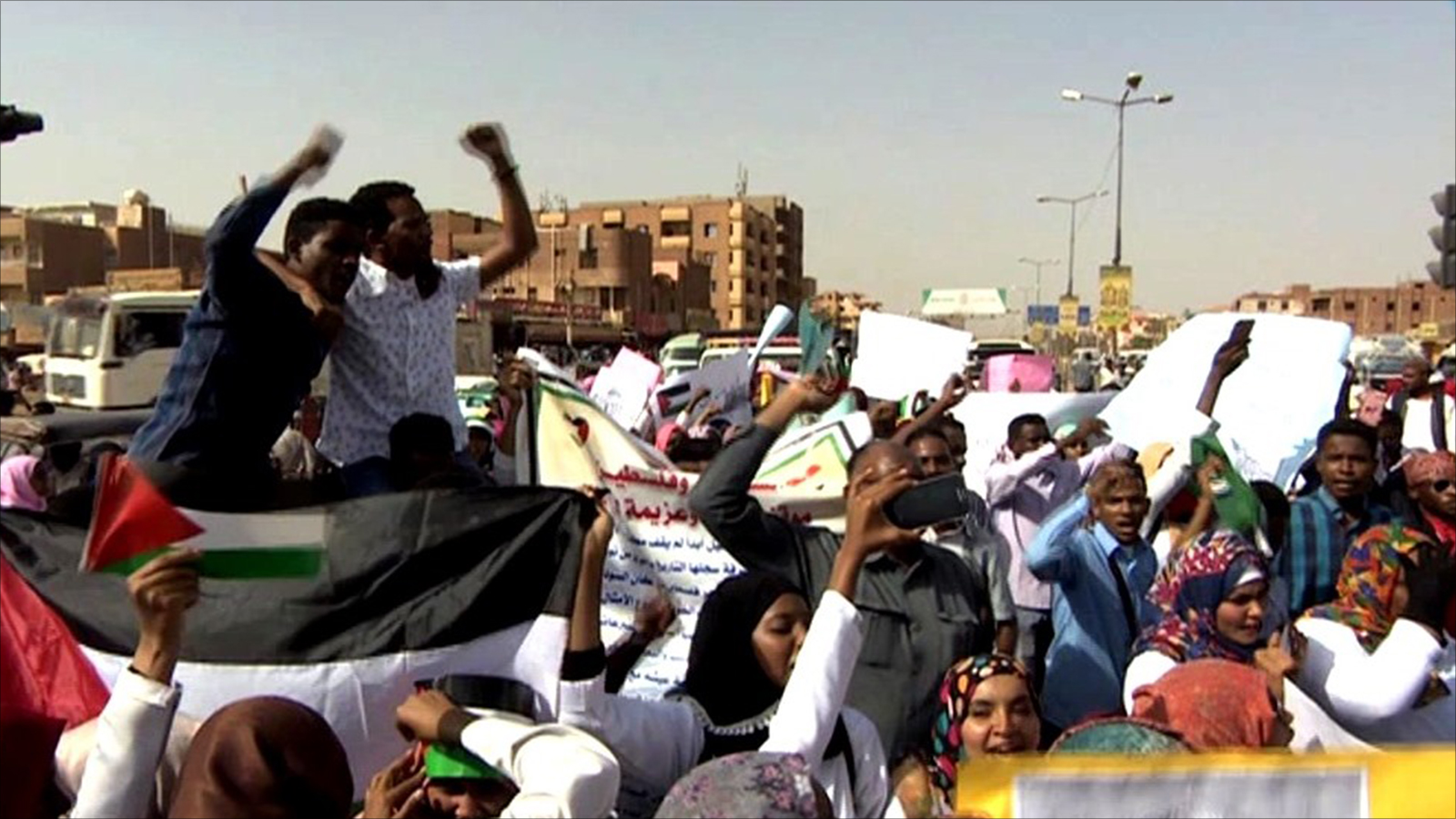 الطلاب السودانيون تظاهروا دفاعا عن القدس (الجزيرة نت)