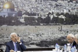 epa06397509 Palestinian President Mahmoud Abbas, attending a meeting of the Palestinian Leadership, at his presidency compound in the West Bank town of Ramallah, 18 December 2017. The meeting took place for the first time since US President Trump's declaration of recognizing Jerusalem as the capital of the Israel. Abbas said that US will no longer be a mediator of the peace process. EPA-EFE/ATEF