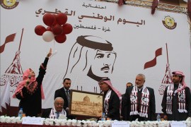هنية يشيد بمواقف قطر الداعمة للشعب الفلسطيني خلال الاحتفال باليوم الوطني لقط المصدر الجزيرة