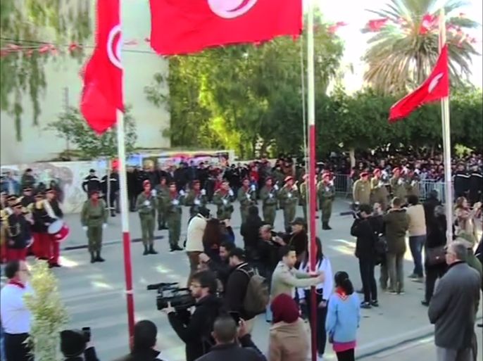 سيدي أبو زيد في تونس تحيي ذكرى الثورة