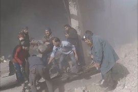 ارتفاع ضحايا غارات النظام السوري على الغوطة الشرقية