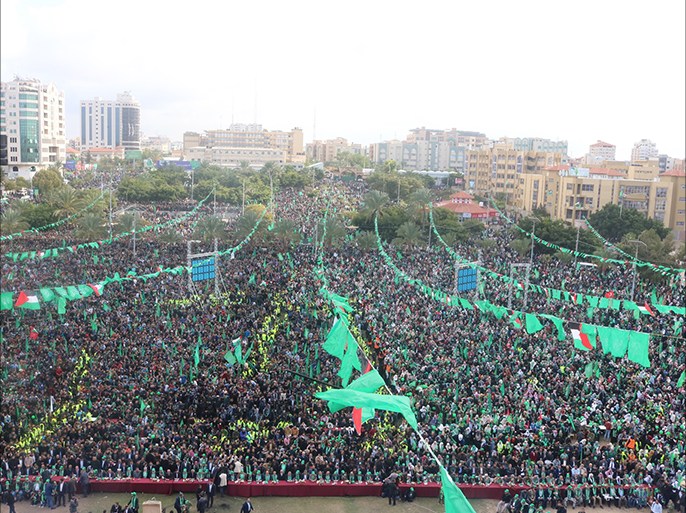 حماس دعت أنصارها لان يكون يوم انطلاقتها لنصرة القدس.