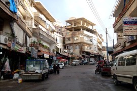 بلدة مضايا بعد المصالحة.