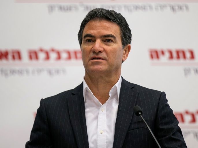 Yossi Cohen, head of the Mossad intelligence agency, delivers a speech during a Strategic Dialogue Conference in Netanya, Israel March 21, 2017. REUTERS/Baz Ratner