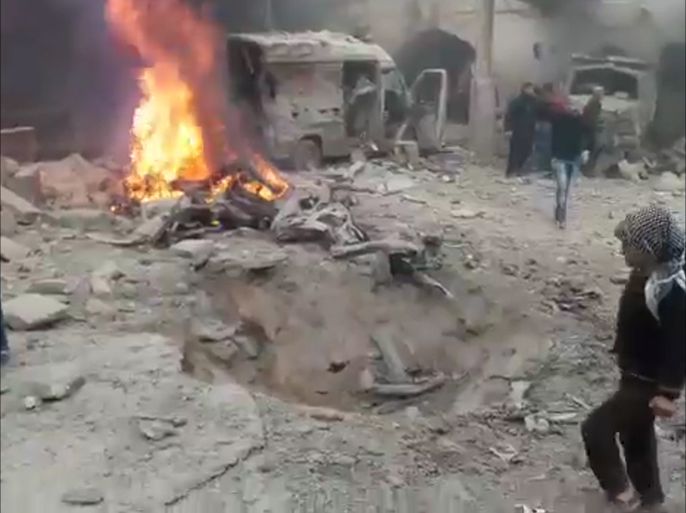 قصف النظام على ريف إدلب