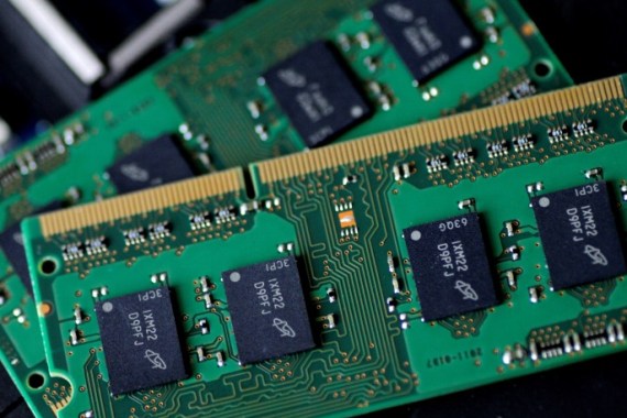 RAM memory chips are seen in this illustration photo June 21, 2017. REUTERS/Thomas White/Illustration