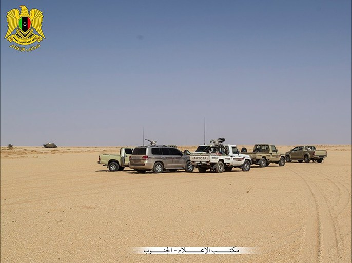 قوات عملية الكرامة في الجنوب الليبي – صفحة مكتب الاعلام - القيادة العامة للقوات المسلحة