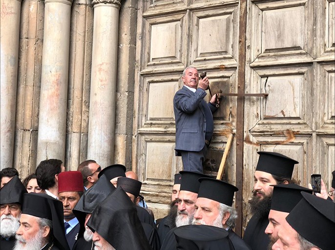 إغلاق كنيسة القيامة في القدس احتجاجا على ضرائب الاحتلال
