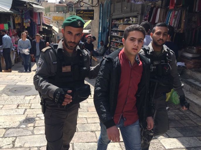 اعتقال طفل القدس أبريل 2017