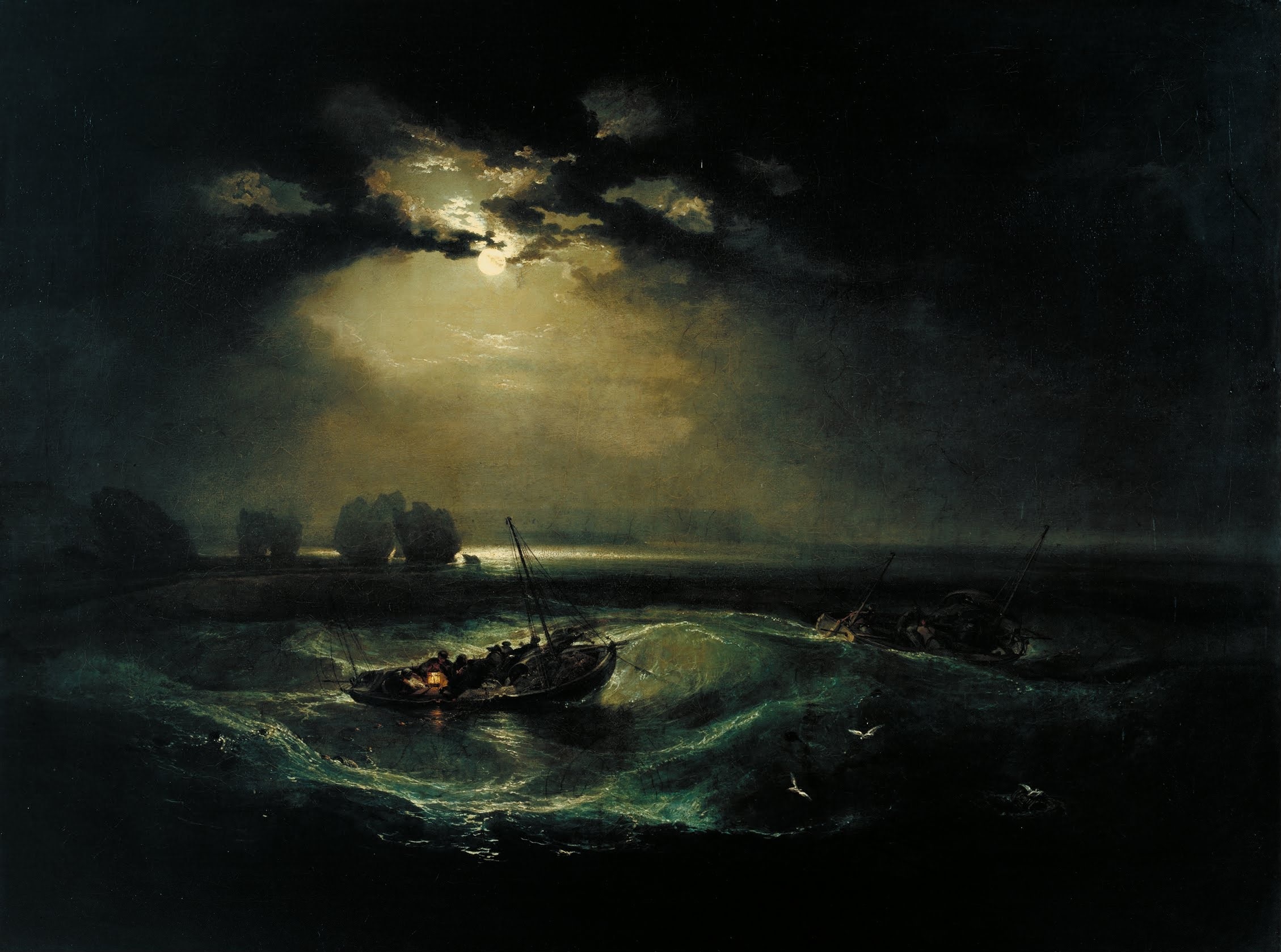 ويليام تيرنر، صيادو السمك في البحر، 1796 (مواقع التواصل)