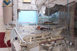 استهداف قوات الأسد لمدارس الغوطة الشرقية