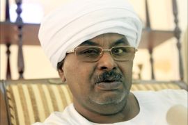 Salah Gosh, the former chief of Sudan's intelligence service, is seen following his pardon by Sudanese President Omar al-Bashir on July 10, 2013, in the capital Khartoum, on the first day of the Muslim holy month of Ramadan. The former chief of Sudan's powerful intelligence service, who faced a possible death sentence for his alleged role in a coup plot, was freed under an amnesty his lawyer said. Gosh headed Sudan's national intelligence service for about a decade until Bashir replaced him in 2009. AFP PHOTO / ASHRAF SHAZLY (Photo credit should read ASHRAF SHAZLY/AFP/Getty Images)
