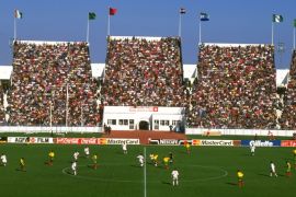 April 1994: General view of the El-Menzah Stadium during an African Nations tournament in Tunis, Tunisia.  Mandatory Credit: Shaun Botterill/Allsport