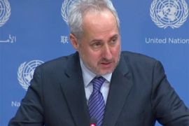 U.N. chief urges release of Reuters journalists in Myanmar VIDEO SHOWS: NEWS CONFERENCE WITH SPOKESPERSON FOR THE UNITED NATIONS SECRETARY-GENERAL STEPHANE DUJARRIC ON RELEASE OF DETAINED JOURNALISTS IN MYANMAR المصدر رويترز