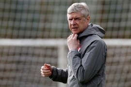 Soccer Football - Europa League - Arsenal Training - Arsenal Training Centre, St Albans, Britain - March 7, 2018 Arsenal manager Arsene Wenger during training Action Images via Reuters/Paul Childs