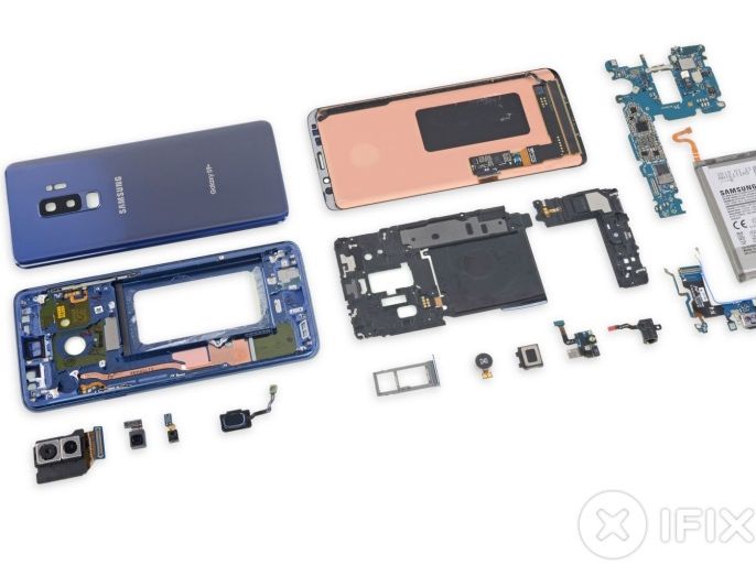 Galaxy S9 plus tear down (iFixit)