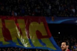 Soccer Football - Champions League Round of 16 Second Leg - FC Barcelona vs Chelsea - Camp Nou, Barcelona, Spain - March 14, 2018 BarcelonaÕs Lionel Messi before the match Action Images via Reuters/Lee Smith TPX IMAGES OF THE DAY