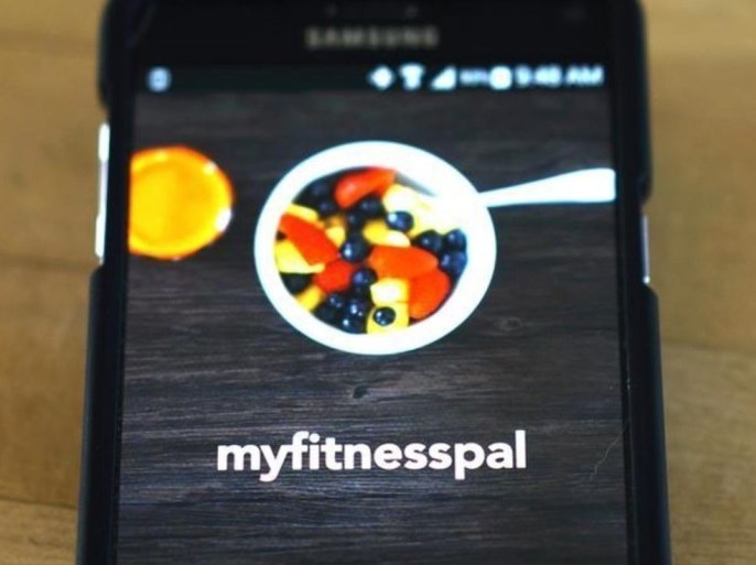 The MyFitnessPal app is seen on a smartphone in Golden, Colrado in this February 5, 2015 photo illustration. Reuters/Rick Wilking