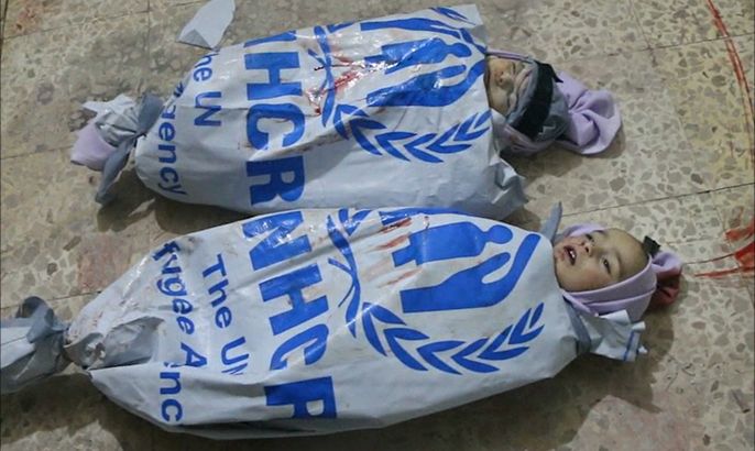 المساعدات الأممية.. أكفان لأطفال الغوطة الشرقية