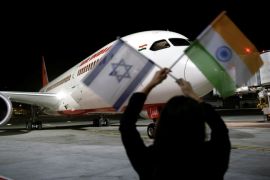An Air India Boeing 787-8 Dreamliner plane lands at the Ben Gurion International airport in Lod, near Tel Aviv, Israel, March 22, 2018. REUTERS/Amir Cohen