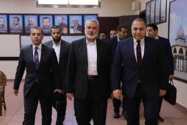 الوفد الأمني المصري يلتقي رئيس المكتب السياسي لحركة حماس إسماعيل هنية في غزة