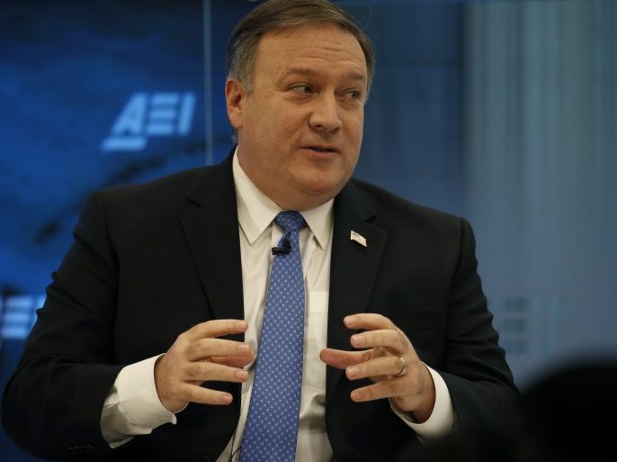 CIA Director Mike Pompeo delivers remarks at