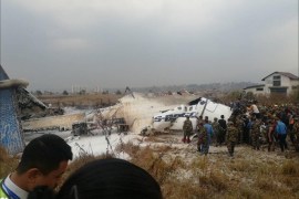 صور لطائرة الركاب البنغالية التي تحطمت في كاتمندو