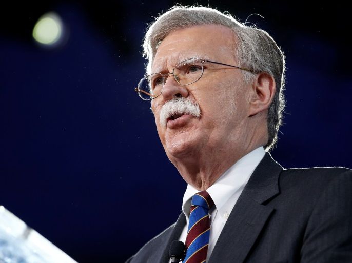 Former U.S. Ambassador to the United Nations John Bolton speaks at the Conservative Political Action Conference (CPAC) in Oxon Hill, Maryland, U.S. February 24, 2017. REUTERS/Joshua Roberts