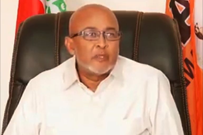 عبد الرحمن محمد عبد الله رئيس حزب وطم المعارض في أرض الصومال
