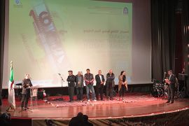 اعضاء لجنة التحكيم قبل اعلان اسماء الافلام الفائزة بجائزة الزيتونة الذهبية للفيلم الامازيغي 28 فيفري