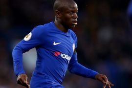 LONDON, ENGLAND - MARCH 10: N'Golo Kante of Chelsea in action during the Premier League match between Chelsea and Crystal Palace at Stamford Bridge on March 10, 2018 in London, England (Photo by Clive Rose/Getty Images)