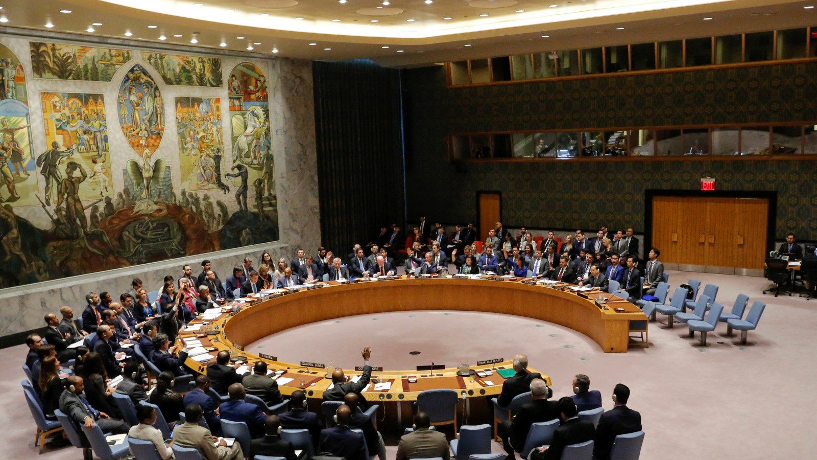 ‪الفيتو الروسي حاضر دائما في مجلس الأمن للحيلولة دون إدانة الحليف السوري‬ (رويترز)
