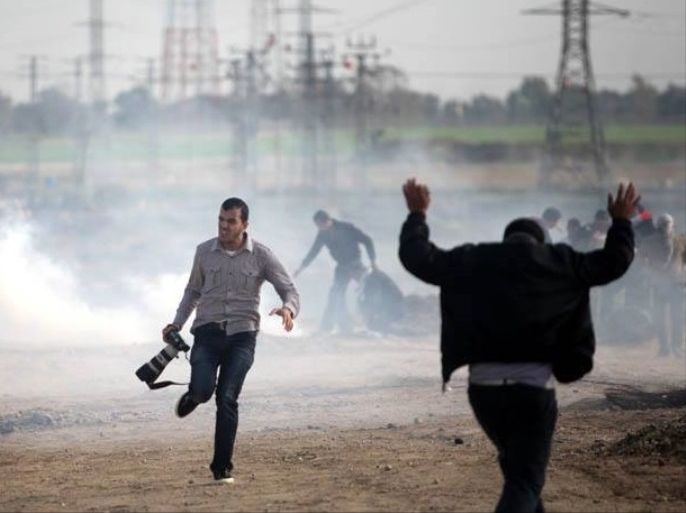 الصحفي الشهيد ياسر مرتجى الذي قتله قناصة الاحتلال أثناء تغطيته مسيرات العودة الكبرى يوم الجمعة 6-4-2018
