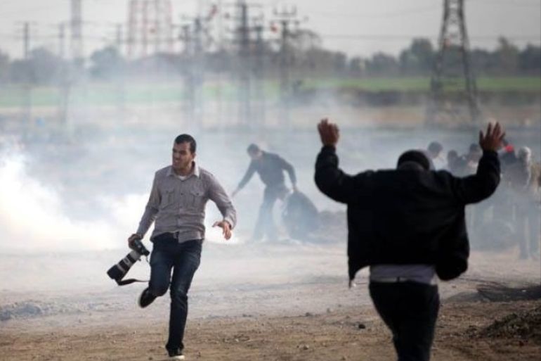 الصحفي الشهيد ياسر مرتجى الذي قتله قناصة الاحتلال أثناء تغطيته مسيرات العودة الكبرى يوم الجمعة 6-4-2018