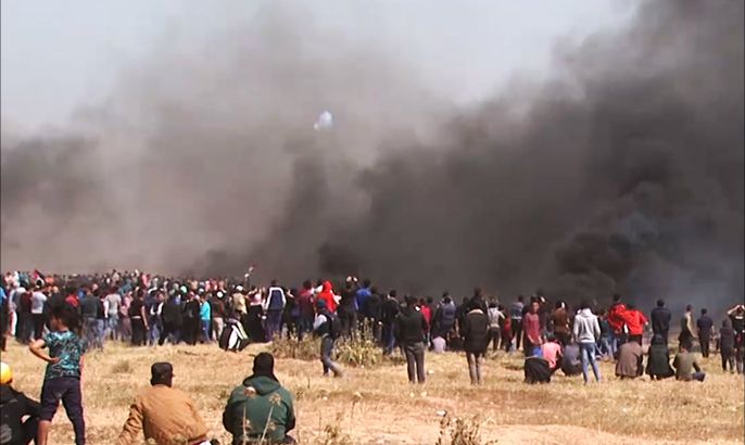 شهداء ومئات الجرحى في جمعة "الكاوتشوك" بغزة