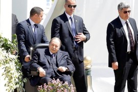Algerian President Abdelaziz Bouteflika is seen in Algiers, Algeria April 9, 2018. REUTERS/Ramzi Boudina