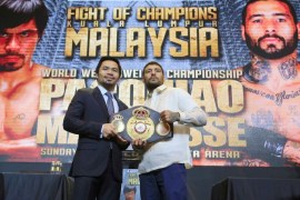 Philippine senator and boxing icon Manny