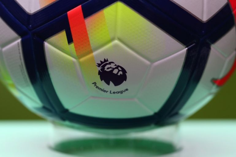 LONDON, ENGLAND - MARCH 31: Detail of the Premier League logo on the white Nike ball during the Premier League match between Crystal Palace and Liverpool at Selhurst Park on March 31, 2018 in London, England. (Photo by Catherine Ivill/Getty Images)