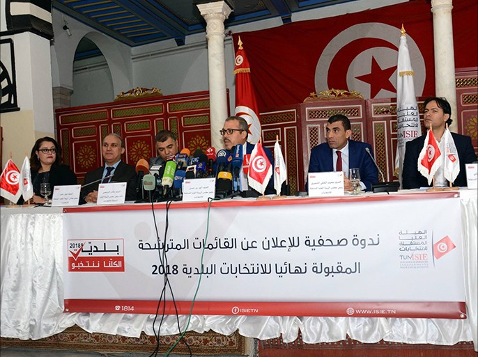 هيئة الانتخابات تقوم بحملات تحسيس لكسر حالة العزوف/مقر الهيئة/العاصمة تونس/أبريل