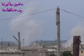 قصف مدفعي وصاروخي من حواجز النظام على مدينة اللطامنة بريف حماة الشمالي