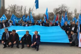نشطاء من الايغور في اسطنبول